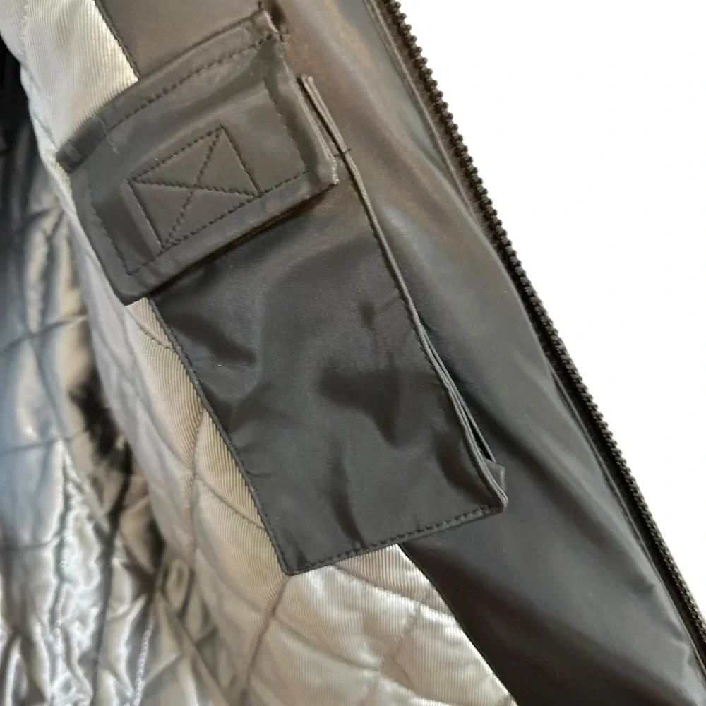 Northwest Territory Mens Large Black Hooded Rain Jacket‎ Windbreaker Coat